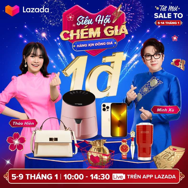 Lazada mở lễ hội mua sắm 'Tết mới, Sale to'