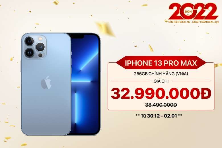 Nhiều điện thoại, phụ kiện công nghệ giảm tới 50% đón Tết Dương lịch 2022