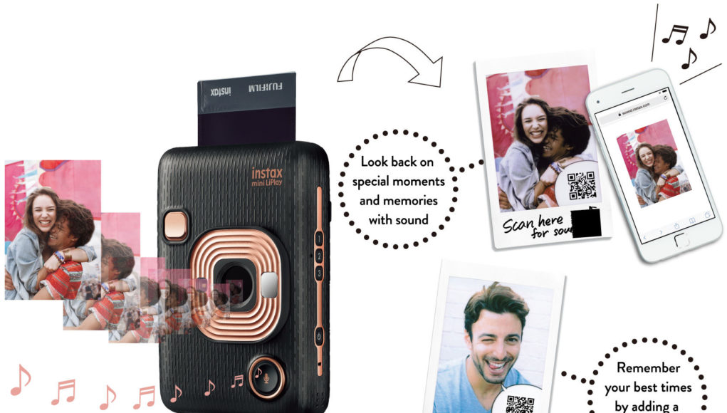 Fujifilm Instax Mini LiPlay: máy chụp ảnh lấy liền có cả âm thanh