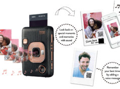 Fujifilm Instax Mini LiPlay: máy chụp ảnh lấy liền có cả âm thanh