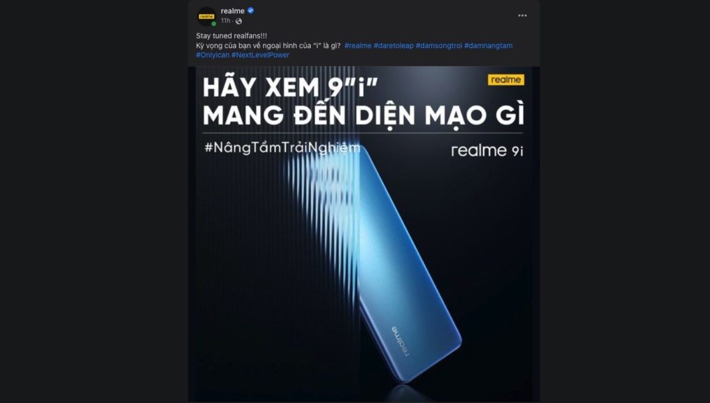 Việt Nam là quốc gia đầu tiên ra mắt realme 9i