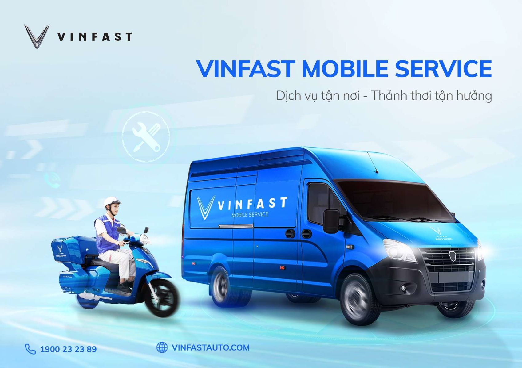 Vinfast triển khai dịch vụ sửa chữa lưu động chính hãng đầu tiên tại Việt Nam