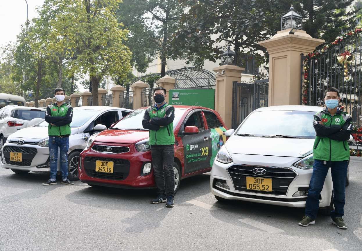 Gojek launches GoCar in Hanoi, equipping all cars with protective shields and air purifiers