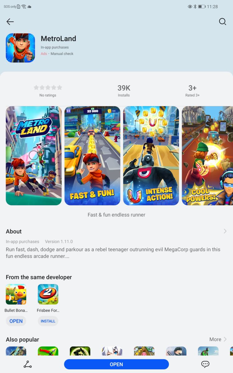 Subway Surfers có phiên bản MetroLand độc quyền trên Huawei AppGallery