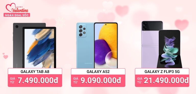 Đón Valentine, nhiều điện thoại và phụ kiện công nghệ giảm sốc đến 50%