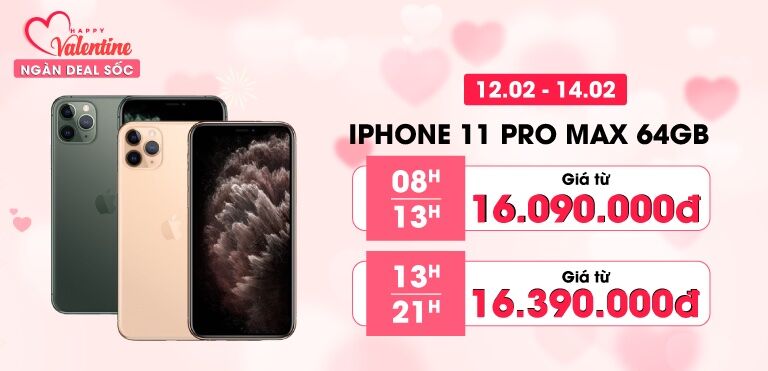 Đón Valentine, nhiều điện thoại và phụ kiện công nghệ giảm sốc đến 50%