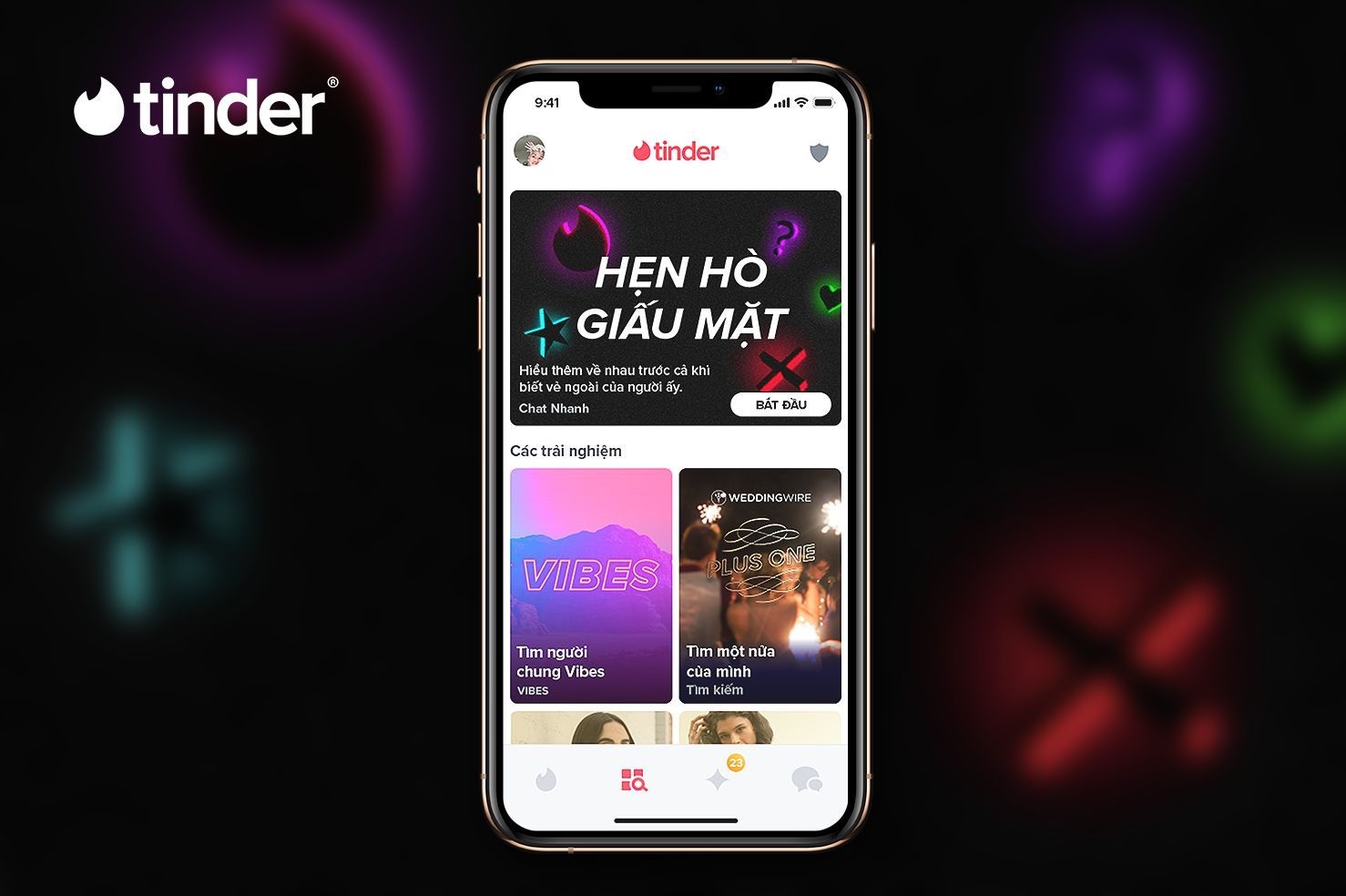 Tinder ra mắt trải nghiệm 'cũ mà mới' Hẹn Hò Giấu Mặt 