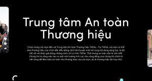 TikTok ra mắt Trung tâm An toàn Thương hiệu