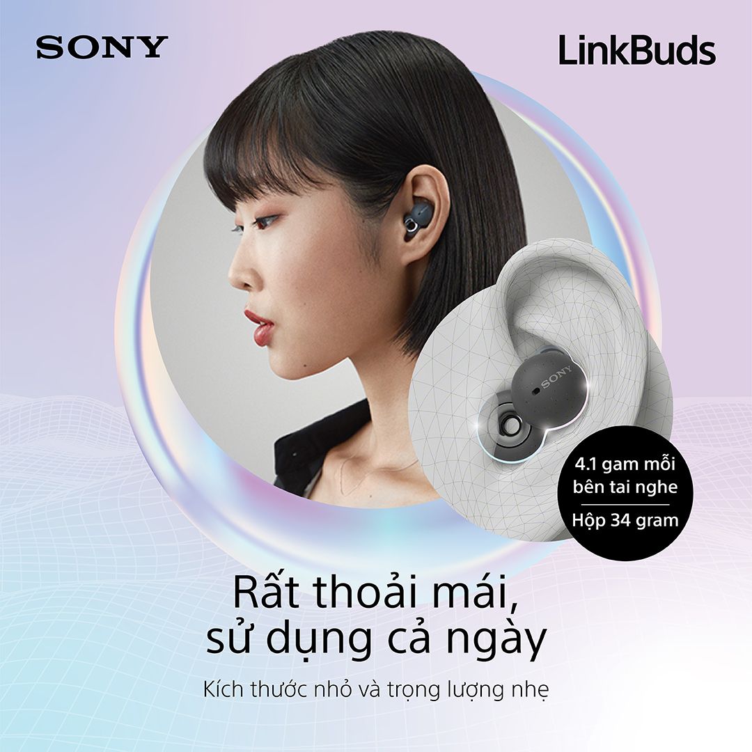 Lên kệ tai nghe không dây Sony LinkBuds, giá 4,5 triệu đồng