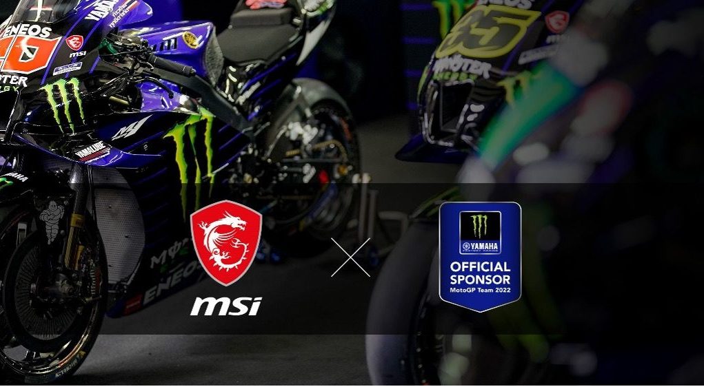 MSI hợp tác đội đua Monster Energy Yamaha MotoGP