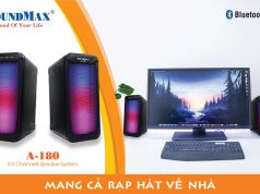 SoundMax A-180: nhỏ gọn để bàn, càng gọn gàng di động