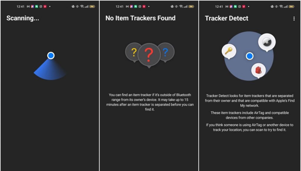 Tracker Detect: Dò tìm AirTag xung quanh bằng smartphone Android