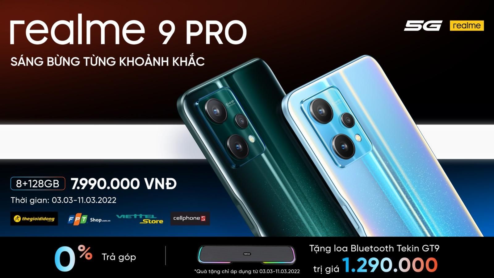 Chính thức công bố giá bán realme 9 Pro Series tại thị trường Việt Nam