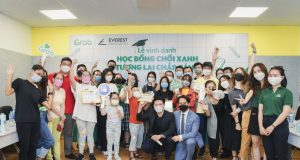 Grab Việt Nam trao 23 suất học bổng chương trình 'Học bổng chồi xanh - Tương lai chắp cánh'