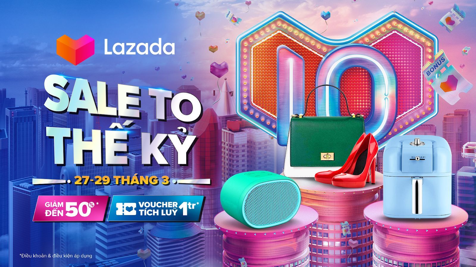 10 hoạt động không thể bỏ lỡ trong sinh nhật thế kỷ của Lazada