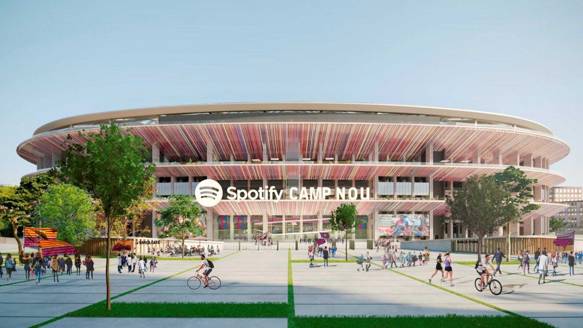 Spotify trở thành nhà tài trợ chính thức của FC Barcelona, gắn cả vào tên sân Camp Nou