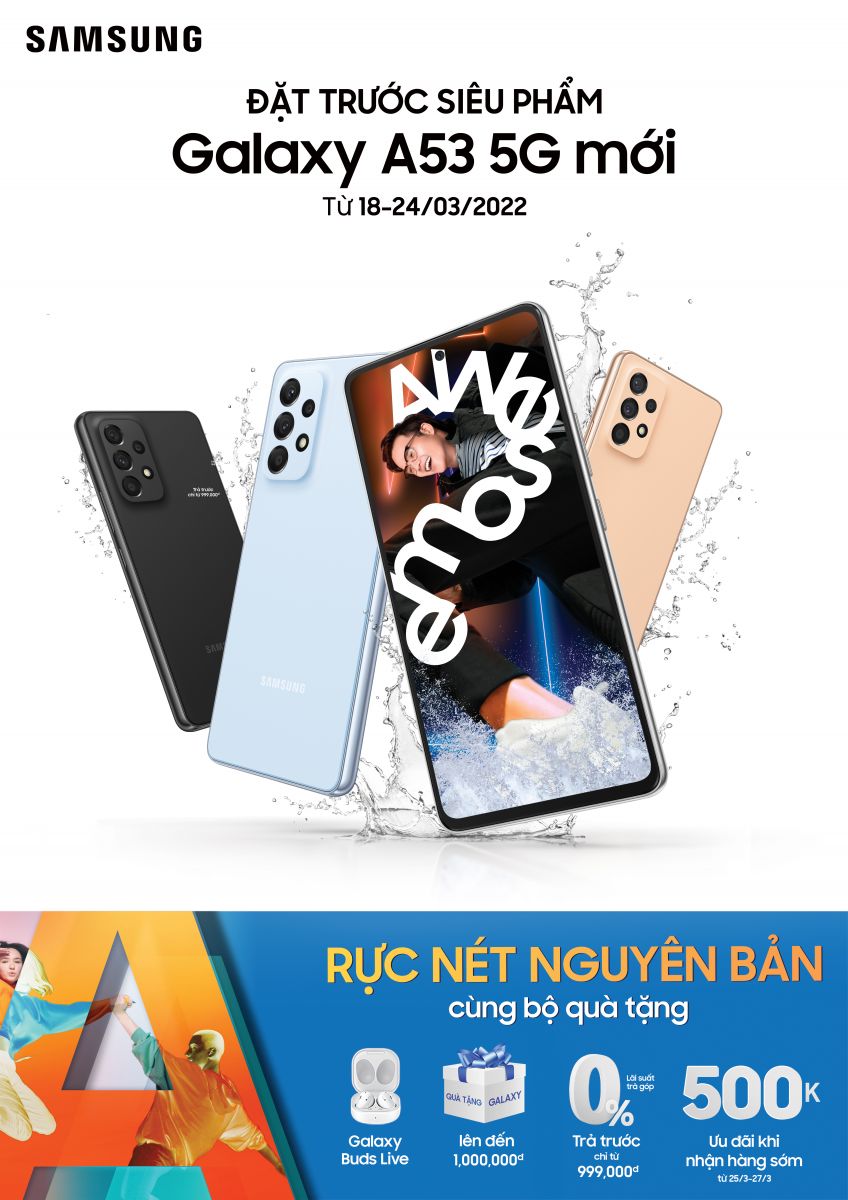 Samsung Galaxy A53 5G và Galaxy A33 5G ra mắt