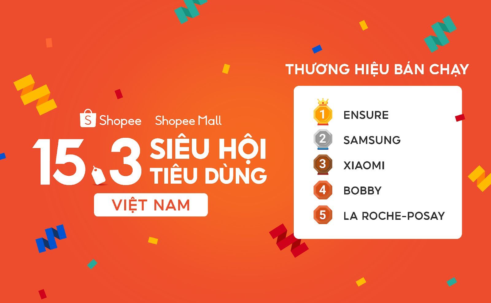 Shopee Siêu Hội Tiêu Dùng ngày 15.3 khép lại thành công