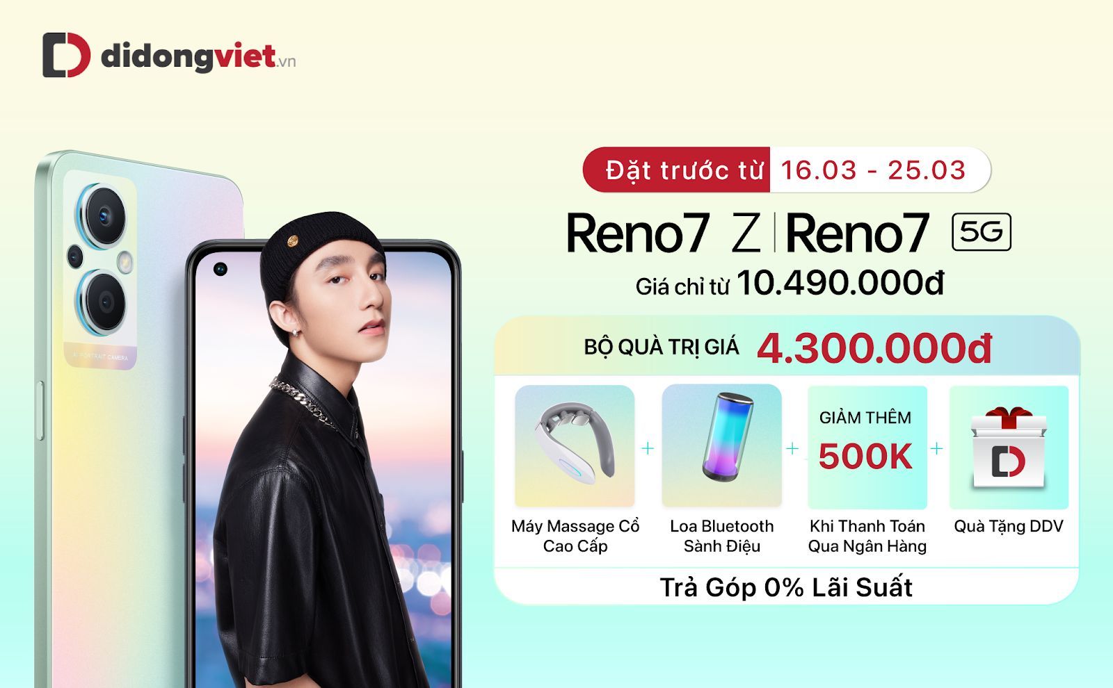 OPPO Reno7 Z và Reno7 5G ra mắt giá từ 10,49 triệu đồng, đặt trước nhận bộ quà tặng đến 4,3 triệu đồng