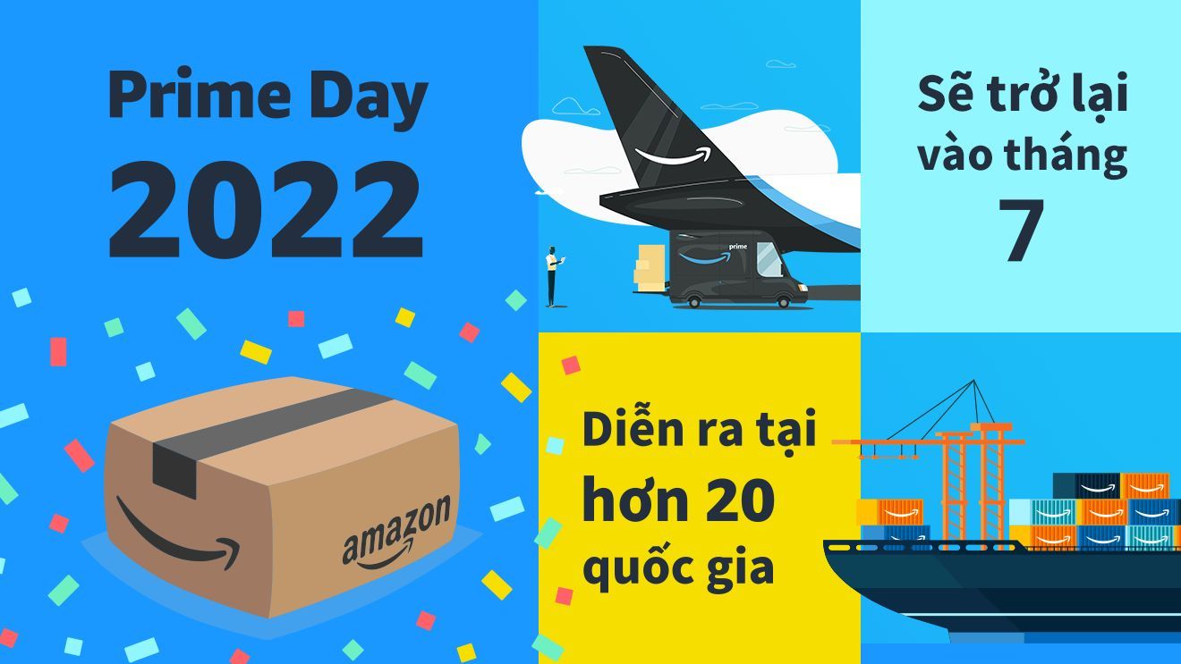 Amazon Prime Day 2022 sẽ trở lại vào tháng 7 tại hơn 20 quốc gia