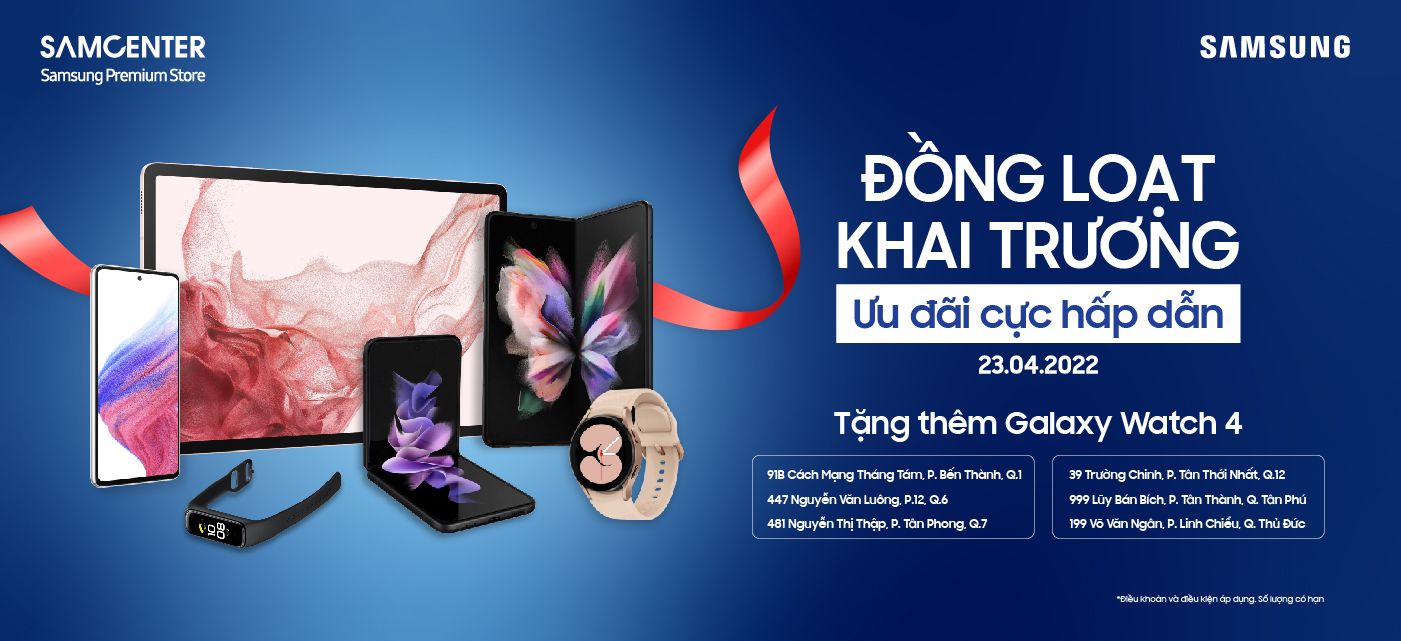 Samsung khai trương chuỗi cửa hàng ủy quyền cao cấp SamCenter tại Việt Nam