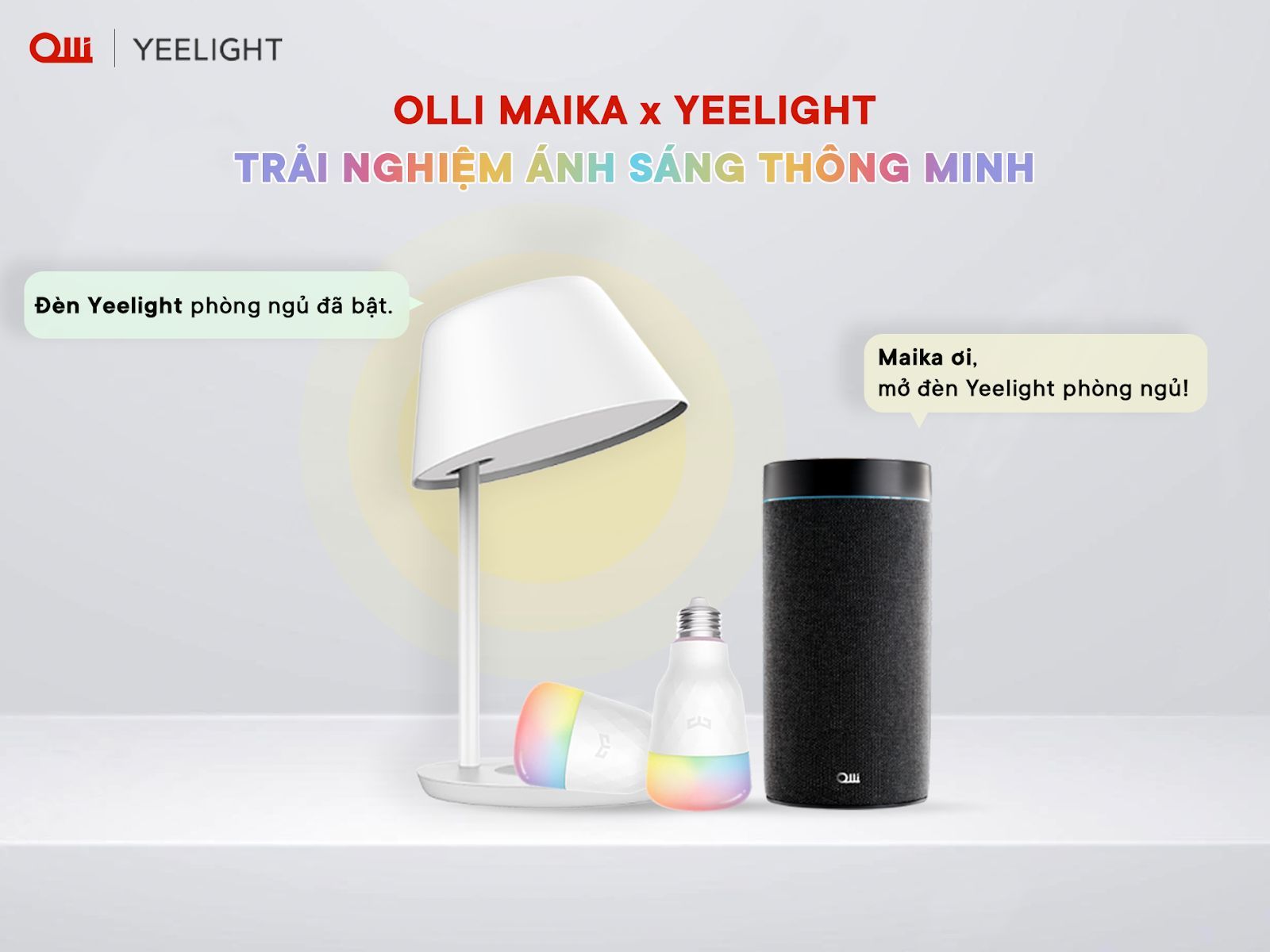 OLLI kết hợp với Yeelight: Mang trải nghiệm chiếu sáng thông minh đến gần với người Việt