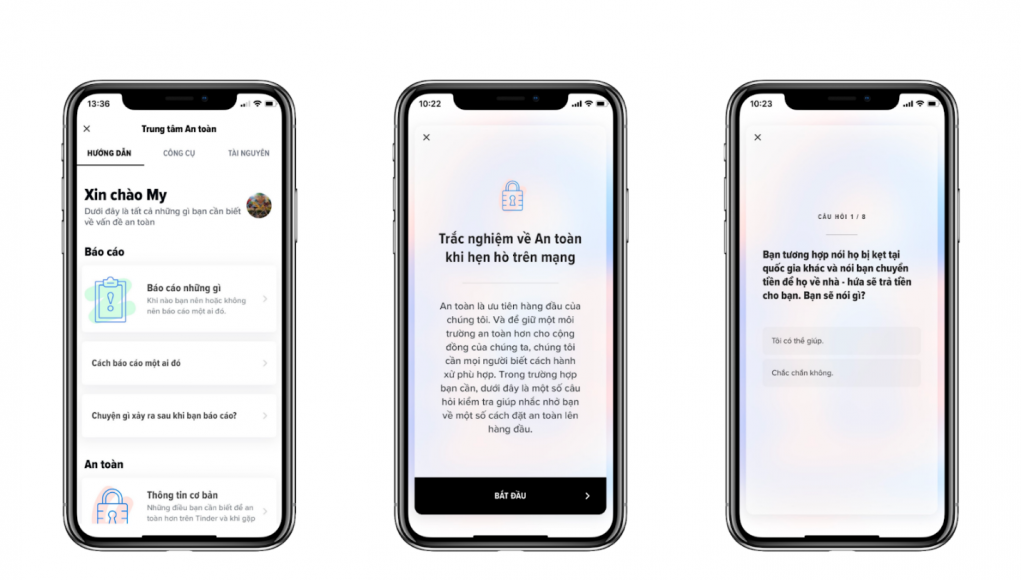 Tinder ra mắt Trung tâm An toàn tại Việt Nam
