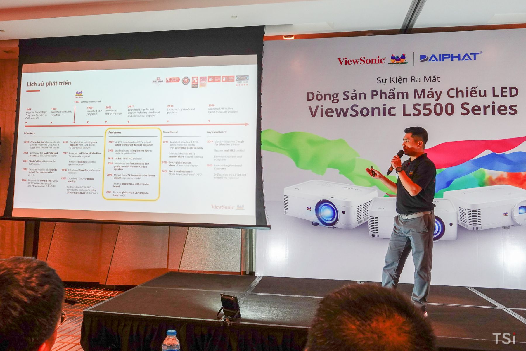 ViewSonic ra mắt dòng sản phẩm máy chiếu LED LS500 Series cho không gian hội họp và học tập