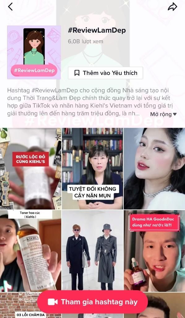 Những xu hướng hàng đầu tháng 03.2022 trên TikTok