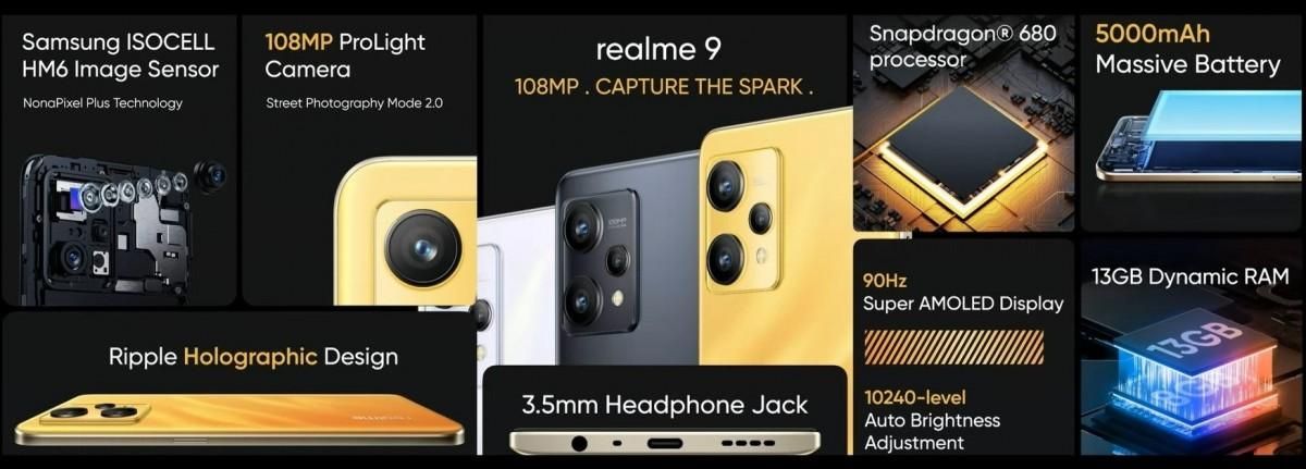 Realme 9 và Buds Q2s lên kệ với ưu đãi lớn