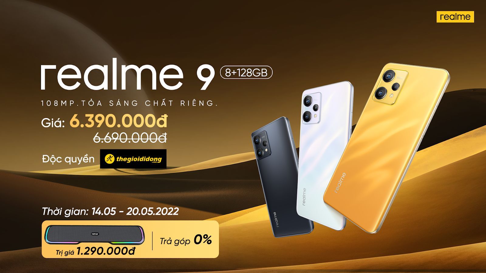 Realme 9 và Buds Q2s lên kệ với ưu đãi lớn