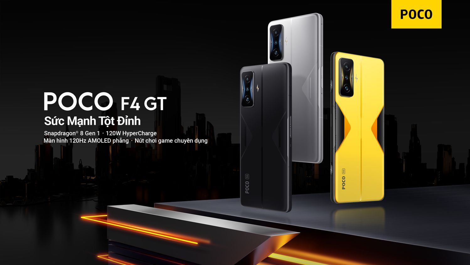 Ra mắt smartphone cao cấp POCO F4 GT 