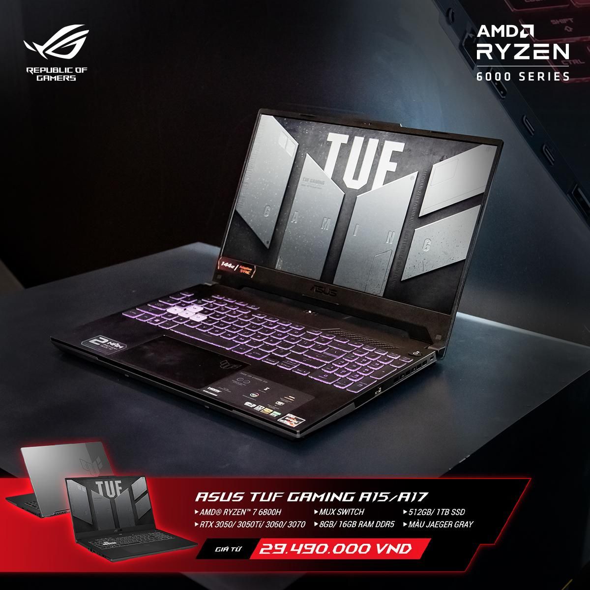 ASUS TUF Gaming A15/A17