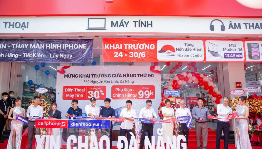 CellphoneS khai trương cửa hàng đầu tiên tại Đà Nẵng, đánh dấu cột mốc 90 cửa hàng toàn quốc