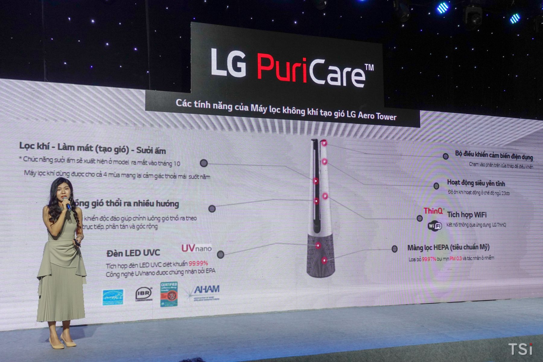 Ra mắt thiết bị lọc khí kết hợp quạt LG PuriCare AeroTower, giá 22,5 triệu đồng