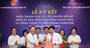 MobiFone ký thỏa thuận hợp tác chuyển đổi số với UBND tỉnh Thanh Hóa