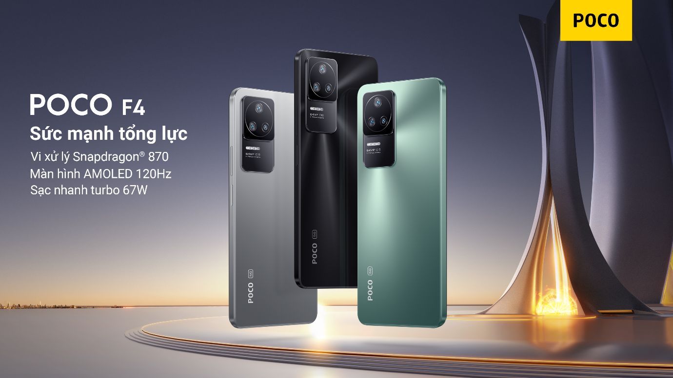 Flagship POCO F4 ra mắt, giá từ 9 triệu đồng
