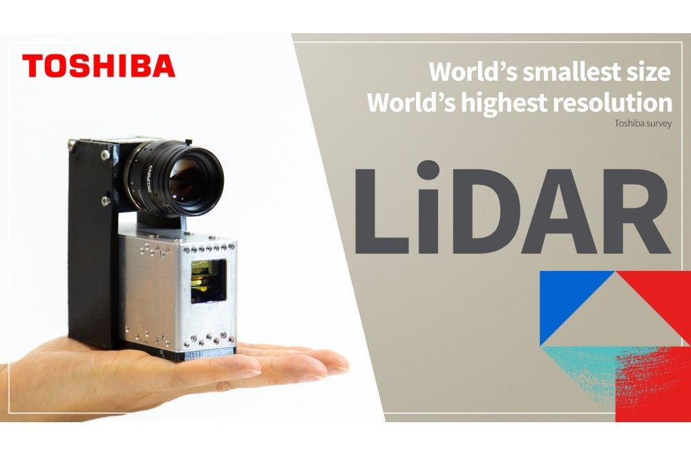 Toshiba giới thiệu cảm biến LiDAR nhỏ nhất thế giới