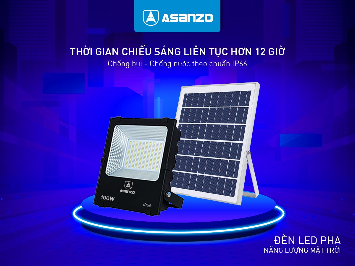 Asanzo giới thiệu đèn LED iSUN siêu tiết kiệm điện