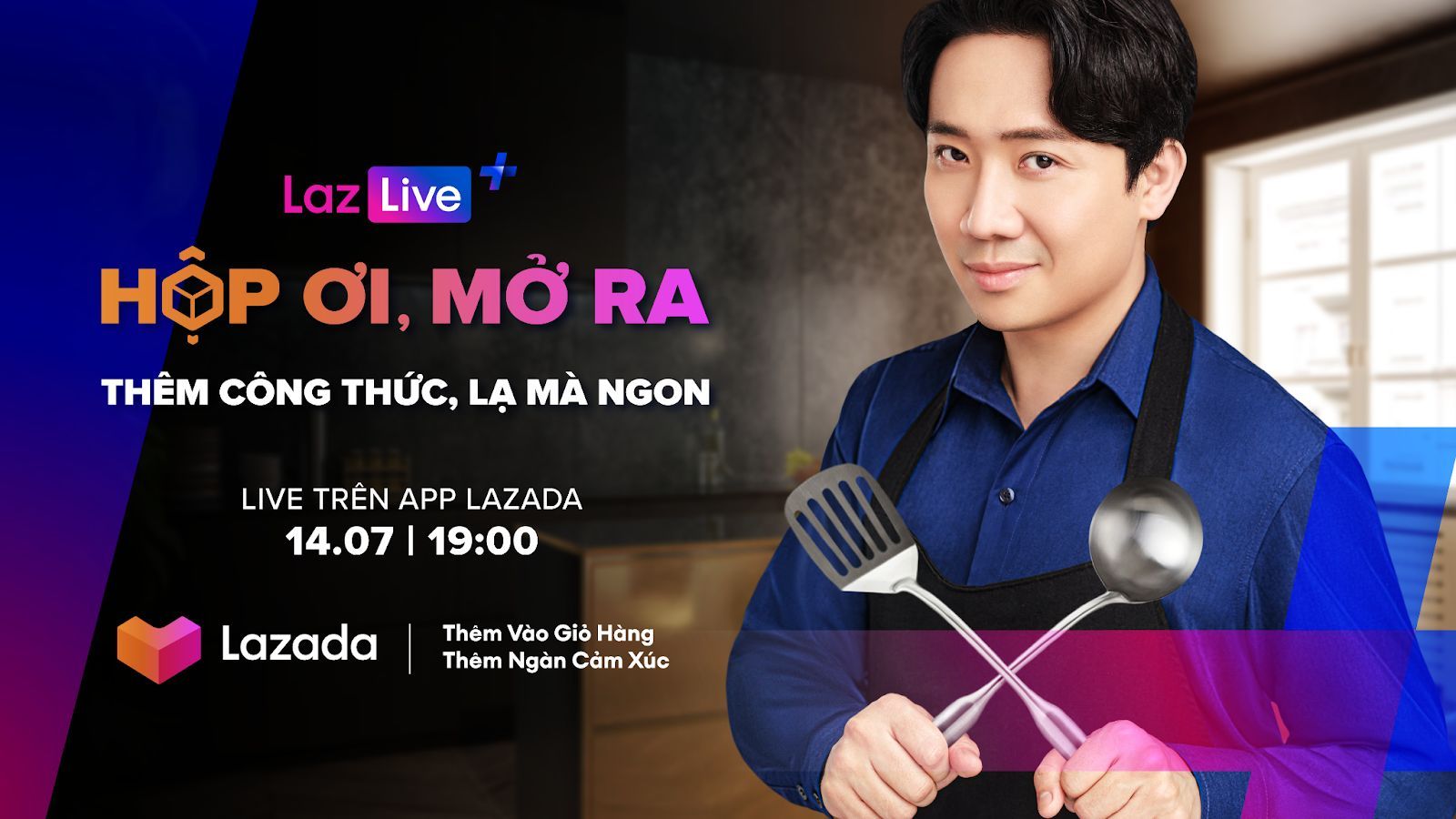 Chuỗi livestream LazLive+ của Lazada diễn ra từ ngày 12.7