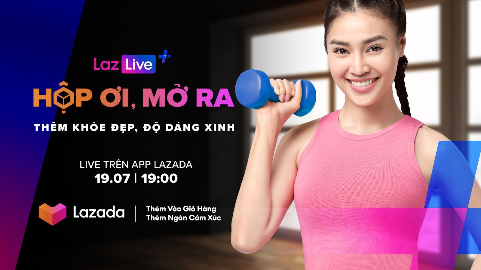 Chuỗi livestream LazLive+ của Lazada diễn ra từ ngày 12.7