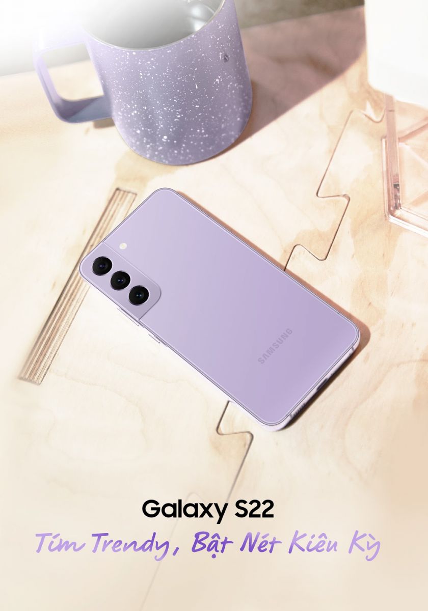 FPT Shop độc quyền bán Galaxy S22 Bora Purple, ưu đãi đến 6,29 triệu cho khách đặt trước