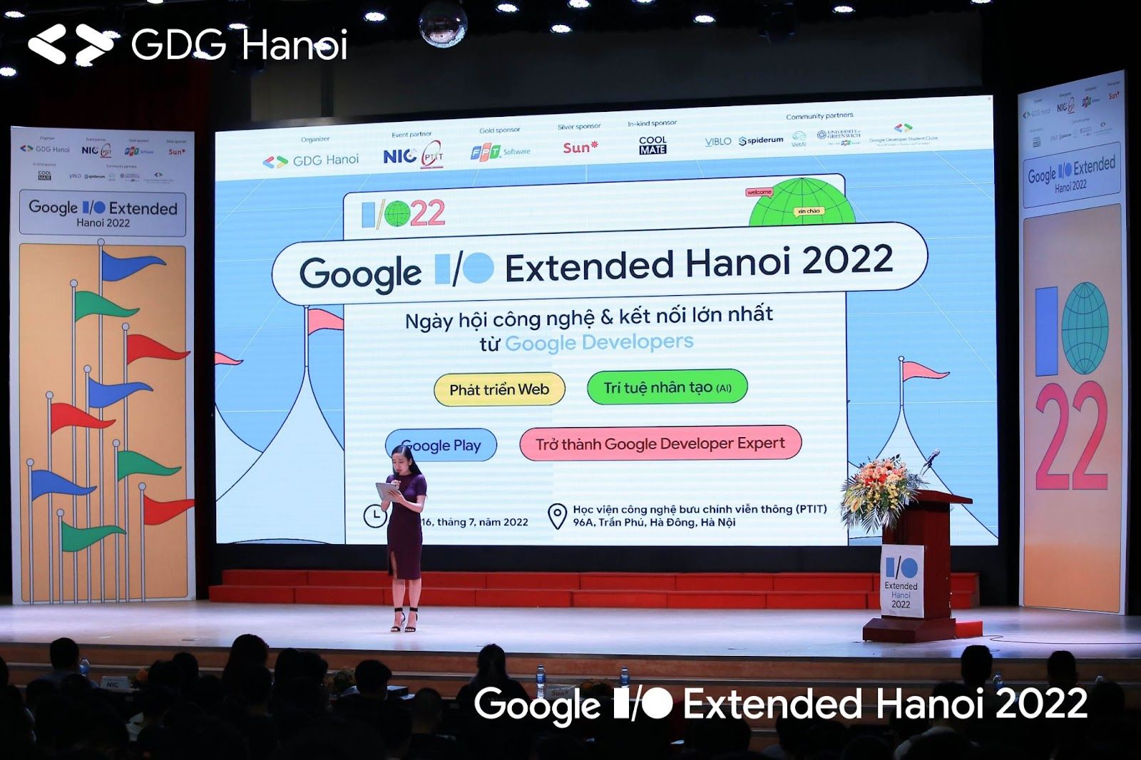 Sự kiện công nghệ Google I/O Extended Hanoi 2022 chào đón hơn 1000 người