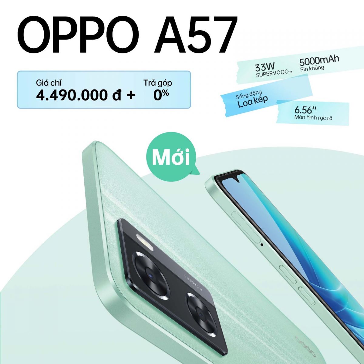 OPPO ra mắt A96 và A57: Thiết kế thời thượng và sạc nhanh