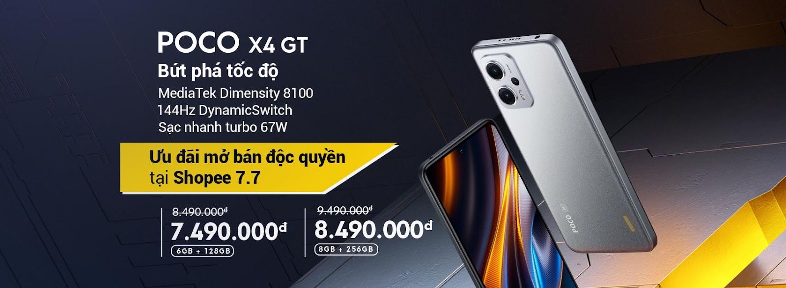 POCO ra mắt Flagship POCO X4 GT
