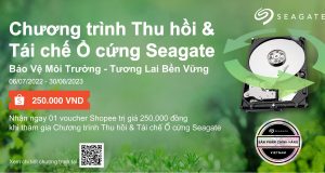 Seagate khởi động chương trình Thu hồi và tái chế ổ cứng tại Việt Nam