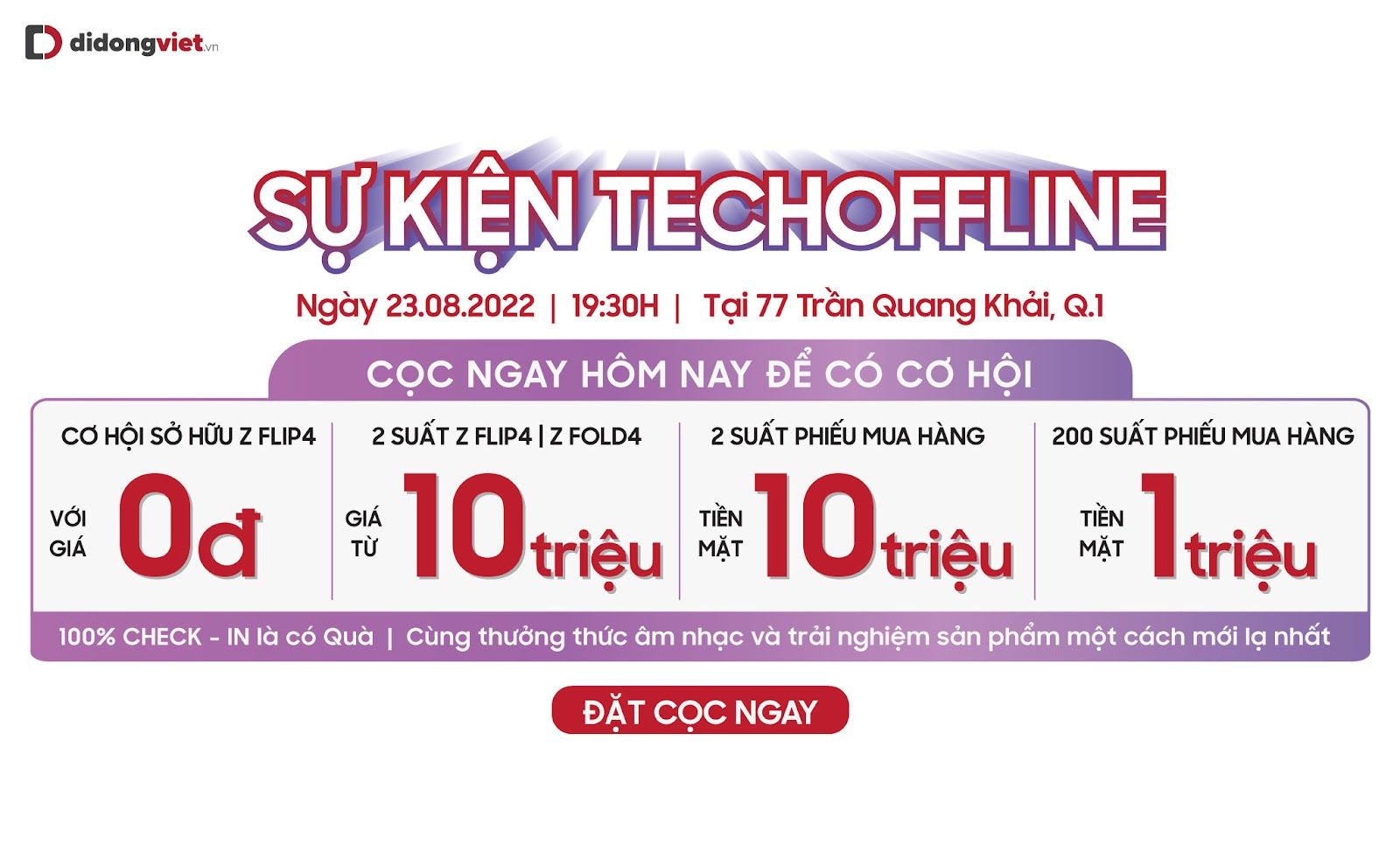 Di Động Việt tổ chức sự kiện “Vẽ tiếp ước mơ - Mở ra tương lai”, trải nghiệm Galaxy Z mới