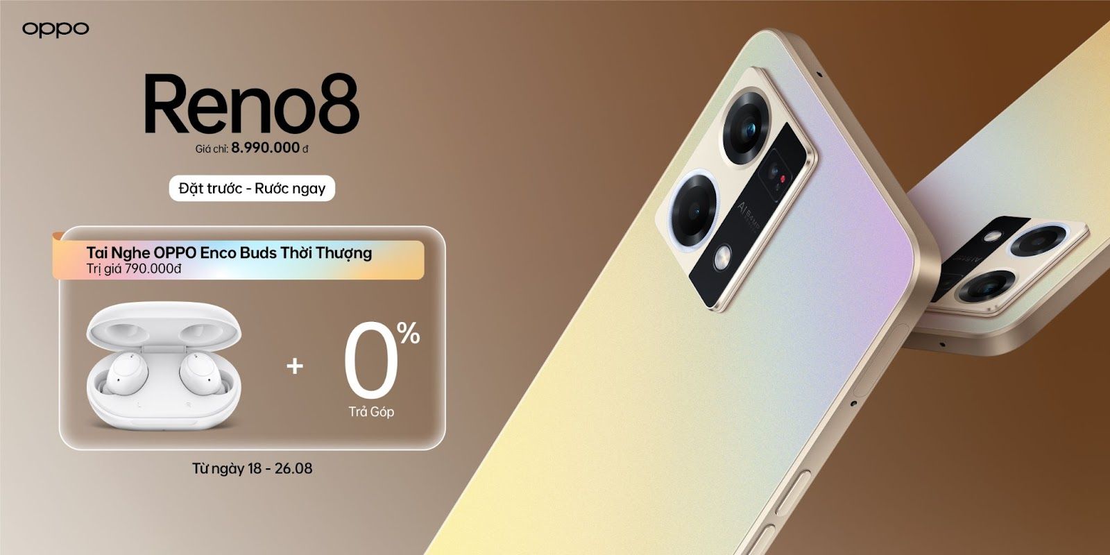 OPPO Reno8 Series ra mắt, giá từ 9 triệu đồng