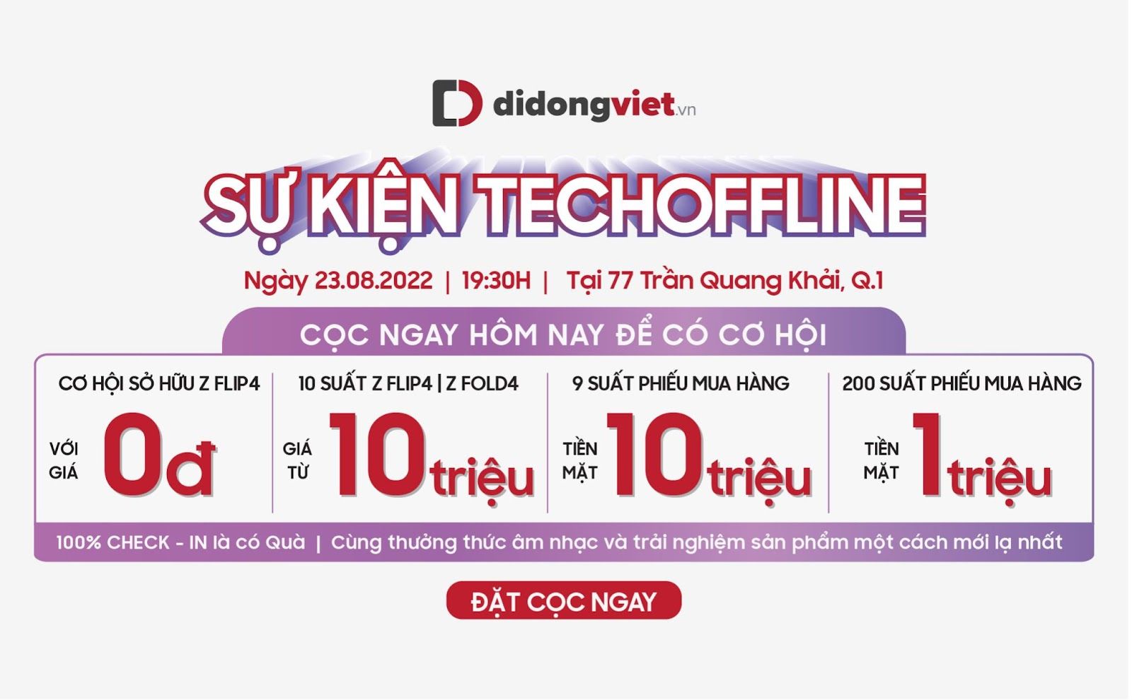 Samsung và Di Động Việt tổ chức Tech Offline Galaxy Z mới hoành tráng tại Hà Nội