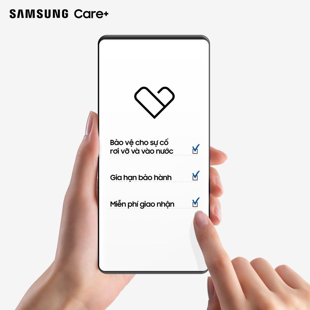 Thêm lựa chọn gói bảo hành cho dịch vụ Samsung Care+